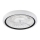 LED Dimmelhető mennyezeti lámpa ventilátorral GEMMA LED/37W/230V fehér + távirányítás