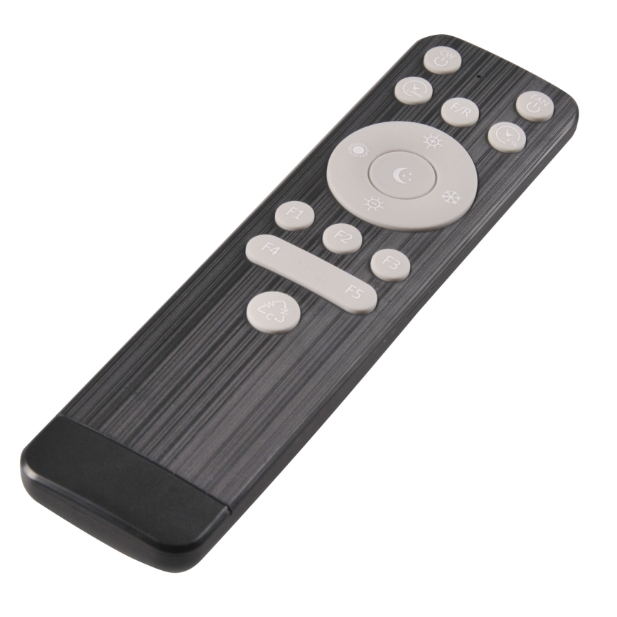 LED Dimmelhető mennyezeti lámpa ventilátorral LED/48W/230V 3000-6500K fekete + távirányítás