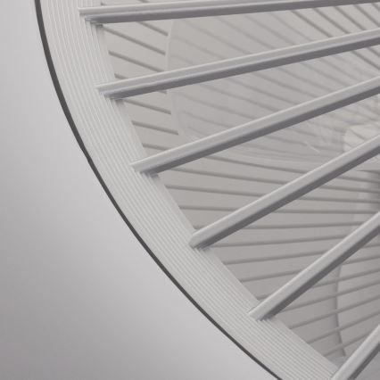 LED Dimmelhető mennyezeti lámpa ventilátorral ZONDA LED/48W/230V 3000-6000K ezüst + távirányító