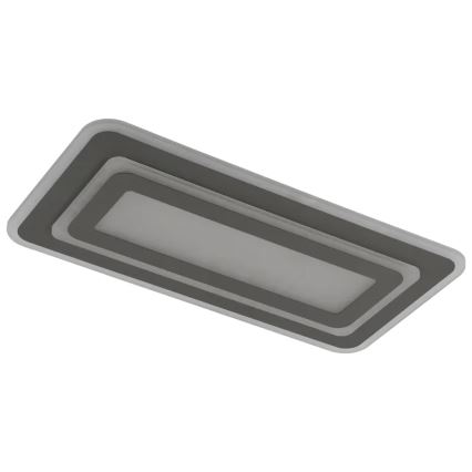 LED Fényerőszabályozható mennyezeti lámpatest LED/85W/230V 3000-6500K szürke + távirányító