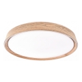 LED dimmelhető mennyezeti lámpatest ILVI LED/45W/230V 2700-6500K átm. 50 cm bézs + távirányító