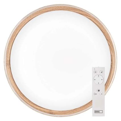 LED dimmelhető mennyezeti lámpatest ILVI LED/45W/230V 2700-6500K átm. 50 cm bézs + távirányító