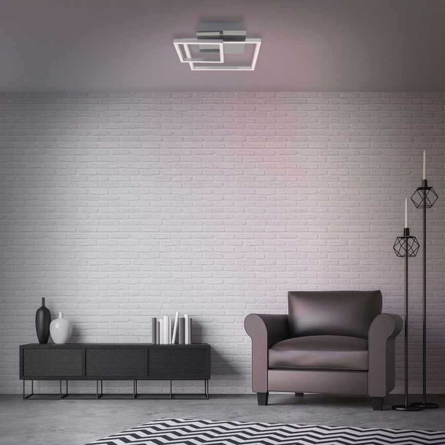 LED dimmelhető mennyezeti lámpatest LED/12W/230V 3000K matt króm