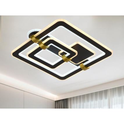 LED Dimmelhető mennyezeti lámpatest LED/140W/230V 3000-6500K + távirányító