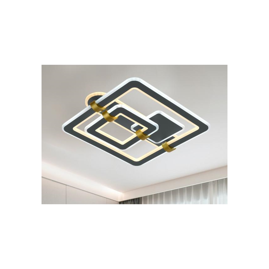 LED Dimmelhető mennyezeti lámpatest LED/140W/230V 3000-6500K + távirányító