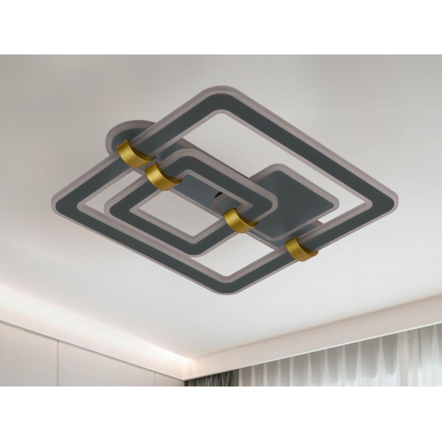 LED Dimmelhető mennyezeti lámpatest LED/140W/230V 3000-6500K + távirányító