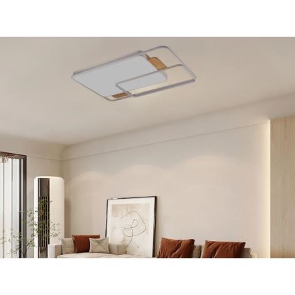 LED dimmelhető mennyezeti lámpatest LED/280W/230V 3000-6500K + távirányítóval