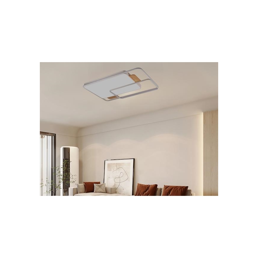 LED dimmelhető mennyezeti lámpatest LED/280W/230V 3000-6500K + távirányítóval