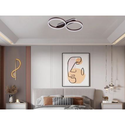 LED dimmelhető mennyezeti lámpatest LED/60W/230V 3000-6500K + távirányítóval