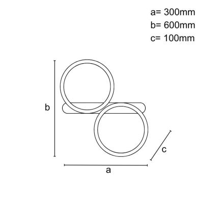 LED dimmelhető mennyezeti lámpatest LED/60W/230V 3000-6500K + távirányítóval