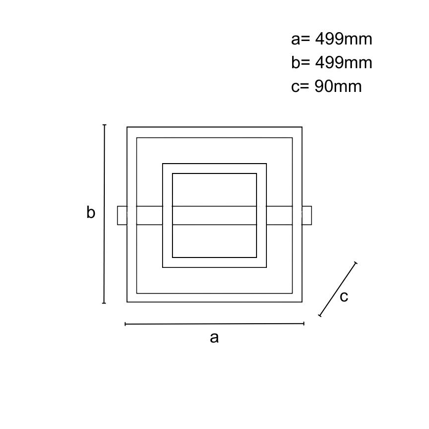 LED dimmelhető mennyezeti lámpatest LED/70W/230V 3000-6500K + távirányítóval