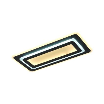 LED dimmelhető mennyezeti lámpa LED/85W/230V 3000-6500K fekete + távirányító