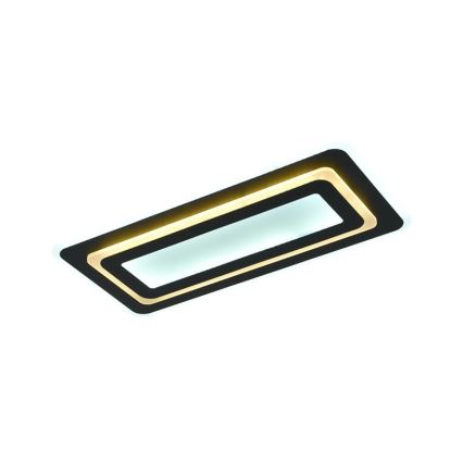 LED dimmelhető mennyezeti lámpa LED/85W/230V 3000-6500K fekete + távirányító