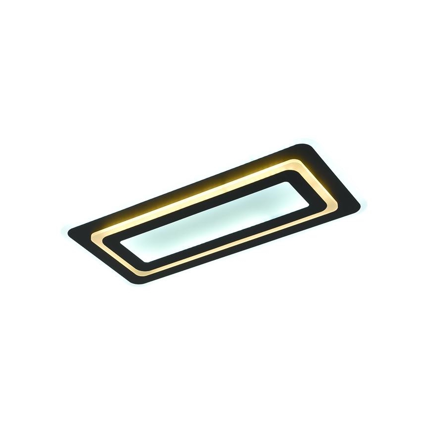 LED dimmelhető mennyezeti lámpa LED/85W/230V 3000-6500K fekete + távirányító