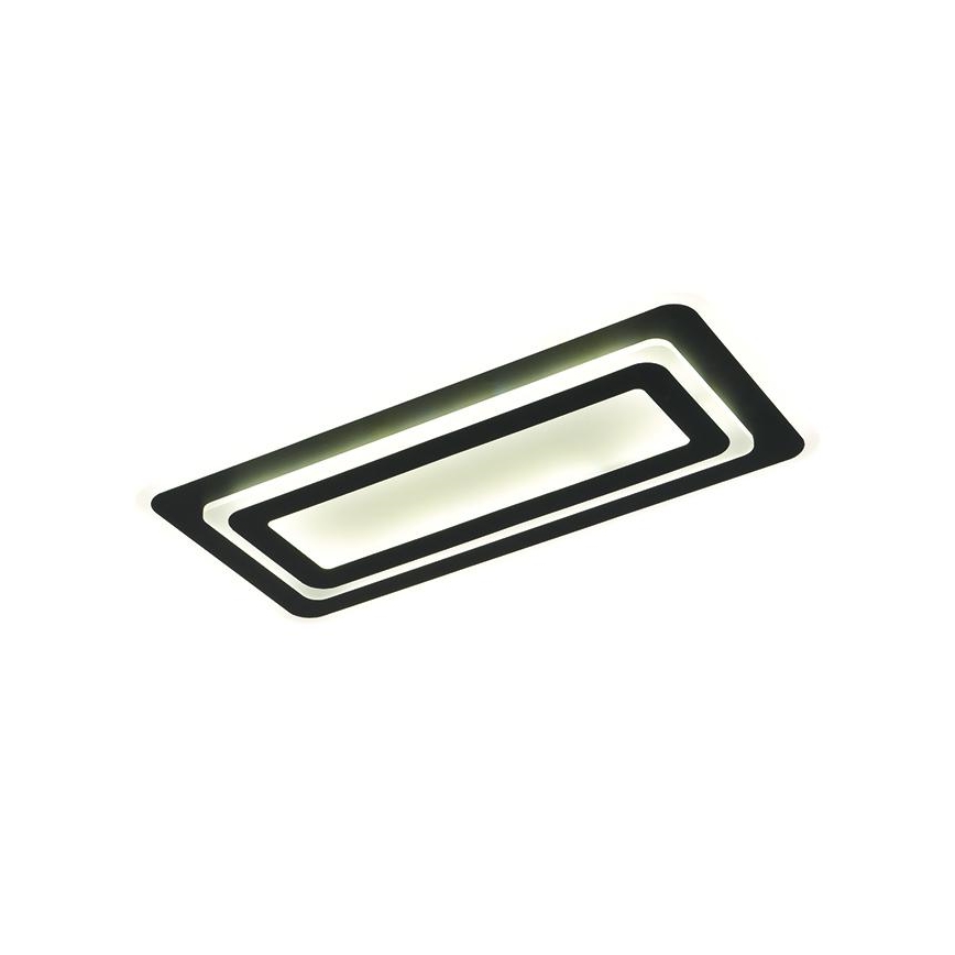 LED dimmelhető mennyezeti lámpa LED/85W/230V 3000-6500K fekete + távirányító
