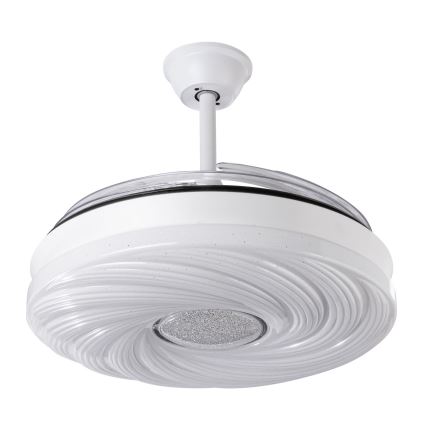 LED Dimmelhető mennyezeti ventilátor LED/60W/230V 3000-6000K átm. 50 cm fehér + távirányítás