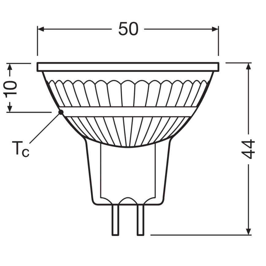 Dimmelhető LED reflektoros izzó MR16 GU5,3/6,6W/12V 3000K 36° CRI 97 - Ledvance