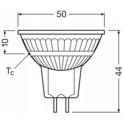 LED Fényerőszabályozható reflektoros izzó MR16 GU5,3/6,8W/12V 4000K 36° CRI 90 - Ledvance