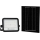 LED Dimmelhető napelemes reflektor LED/100W/3,2V 2000-8000K IP65 5000 mAh fekete + távirányító