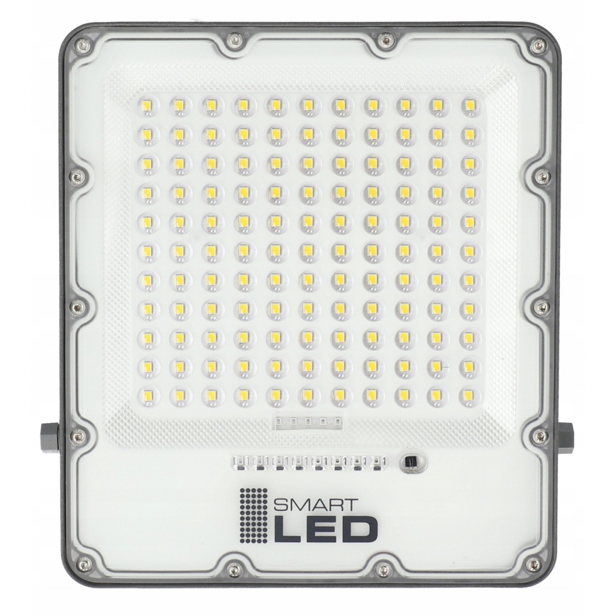 LED dimmelhető napelemes reflektor LED/150W/3,2V 5000K 15000 mAh IP65 fekete + távirányító