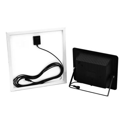 LED Dimmelhető napelemes reflektor LED/20W/6,4V 4000K IP65 10000 mAh + távirányítás