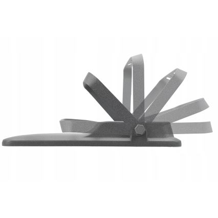 Fényerőszabályozható LED napelemes reflektor LED/50W/3,2V 5000K 6000 mAh IP65 fekete + távirányító