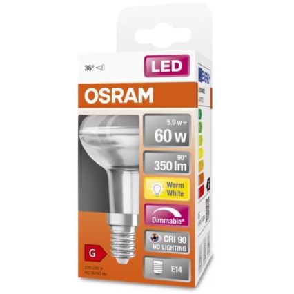 LED Dimmelhető reflektor izzó R50 E14/5,9W/230V 2700K CRI 90 - Osram
