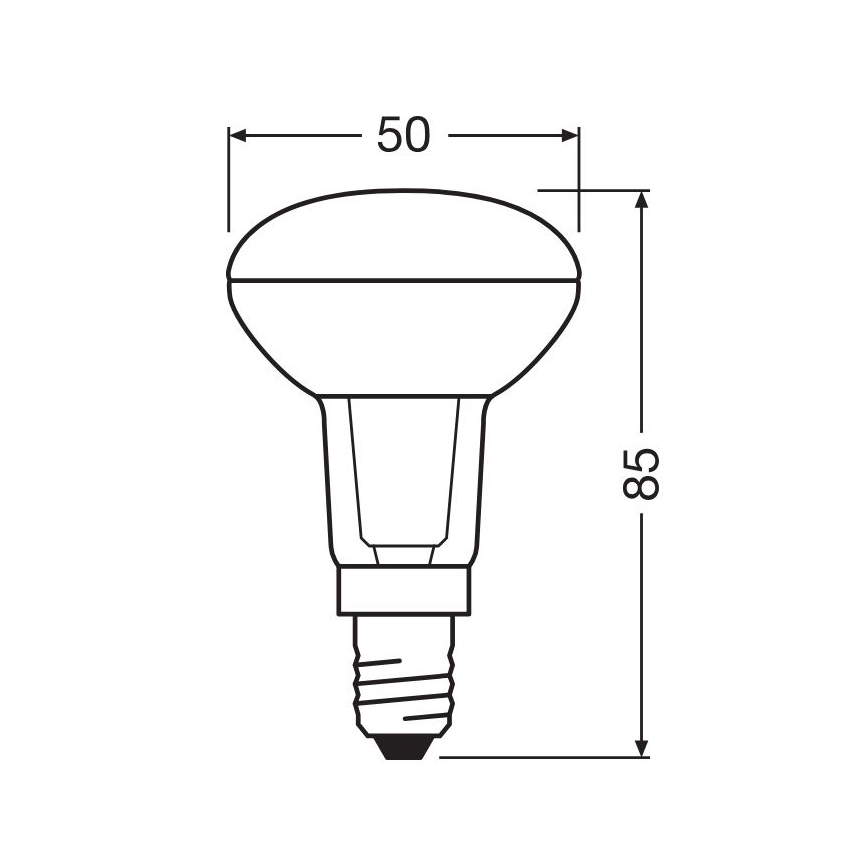 LED Dimmelhető reflektor izzó R50 E14/5,9W/230V 2700K CRI 90 - Osram