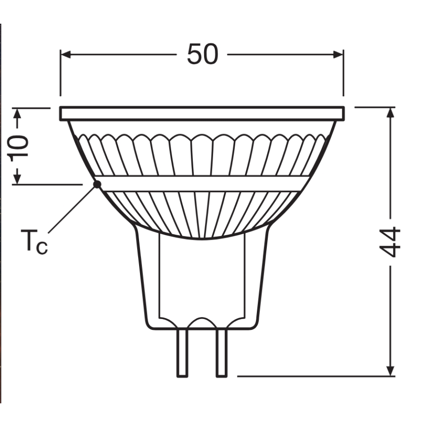 LED dimmelhető reflektoros izzó MR16 GU5,3/3,4W/12V 4000K 36° CRI 90 - Ledvance