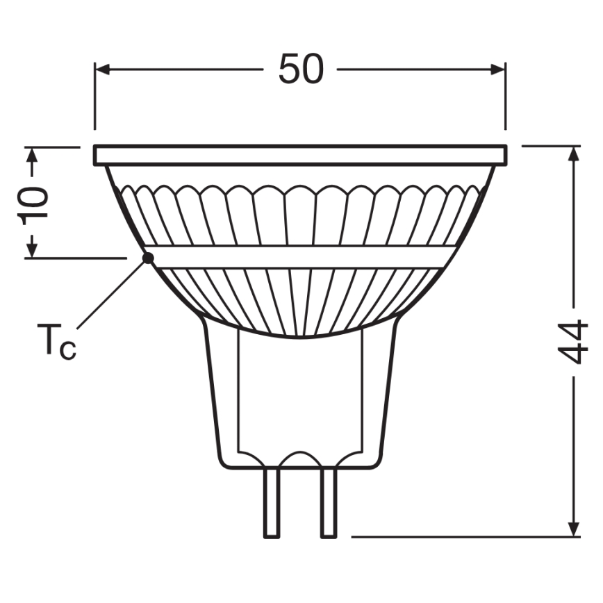 LED dimmelhető reflektoros izzó MR16 GU5,3/5W/12V 4000K 36° CRI 90 - Osram