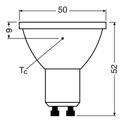 LED dimmelhető reflektorizzó PAR16 GU10/7W/230V 2700K 120° CRI 90 - Ledvance