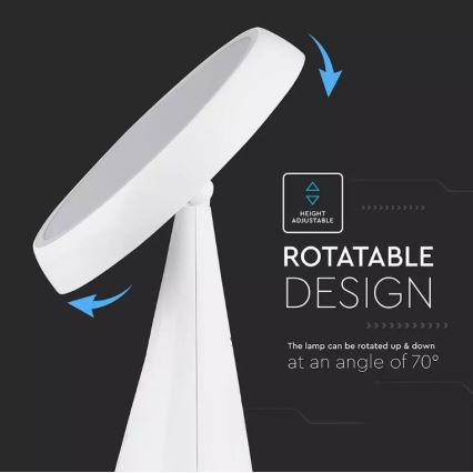 LED Dimmelhető sminktükör LED/5W/230V 1800 mAh