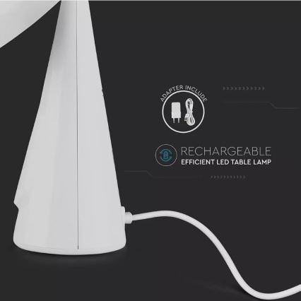 LED Dimmelhető sminktükör LED/5W/230V 1800 mAh