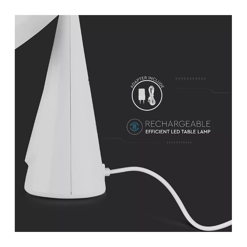 LED Dimmelhető sminktükör LED/5W/230V 1800 mAh