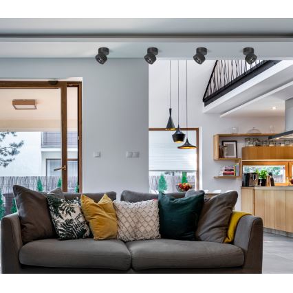 LED Dimmelhető spotlámpa LAHTI LED/13,5W/230V 3000K CRI 90 fekete