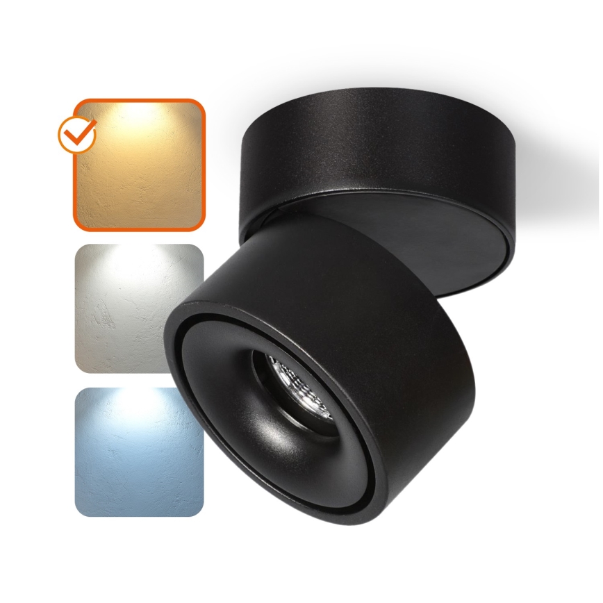 LED Dimmelhető spotlámpa LAHTI LED/13,5W/230V 3000K CRI 90 fekete