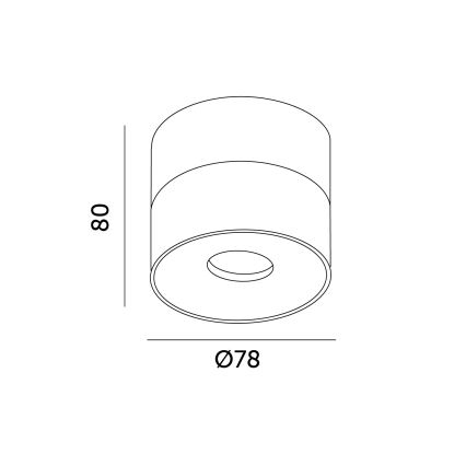 LED Dimmelhető spotlámpa LAHTI MINI LED/9W/230V 3000K CRI 90 fehér