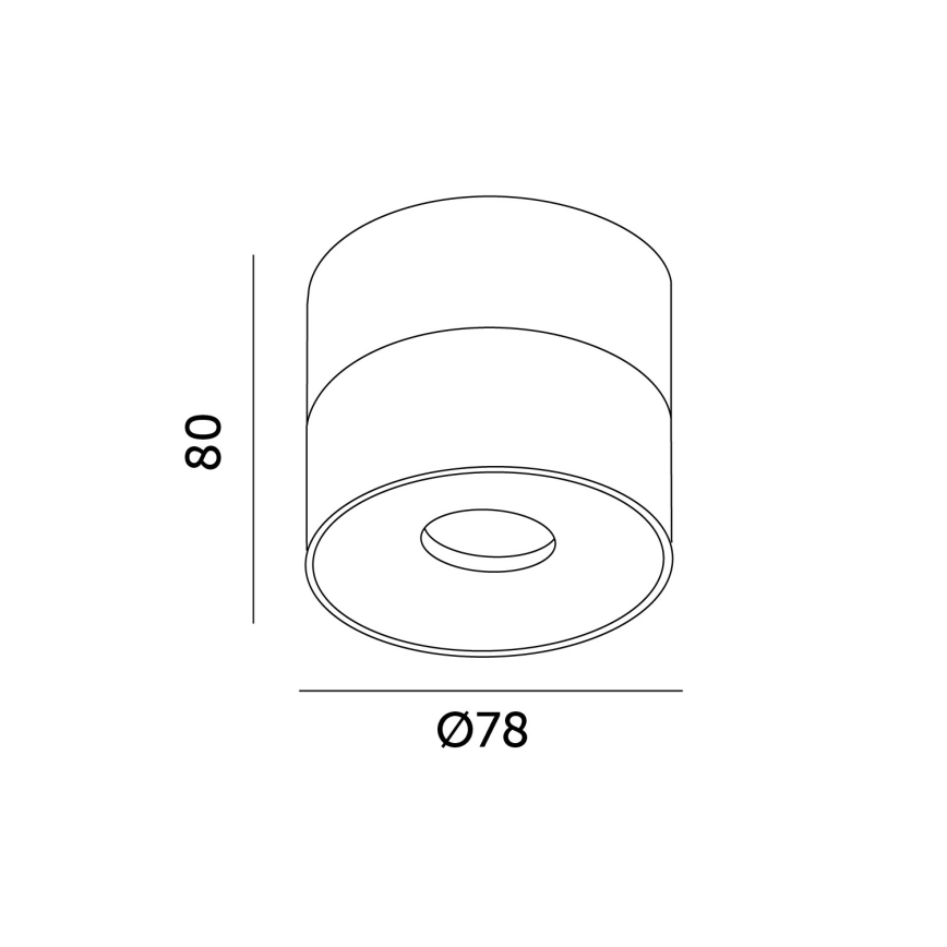 LED Dimmelhető spotlámpa LAHTI MINI LED/9W/230V 3000K CRI 90 fehér