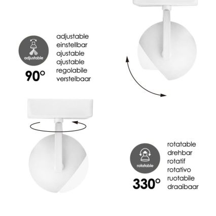 LED Dimmelhető spotlámpa NOP 1xGU10/5,8W/230V fehér