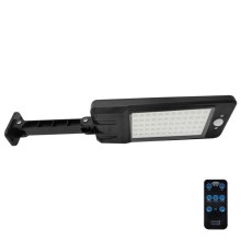 LED Dimmelhető szolár utcai lámpa érzékelővel LED/7W/7,4V + távirányító