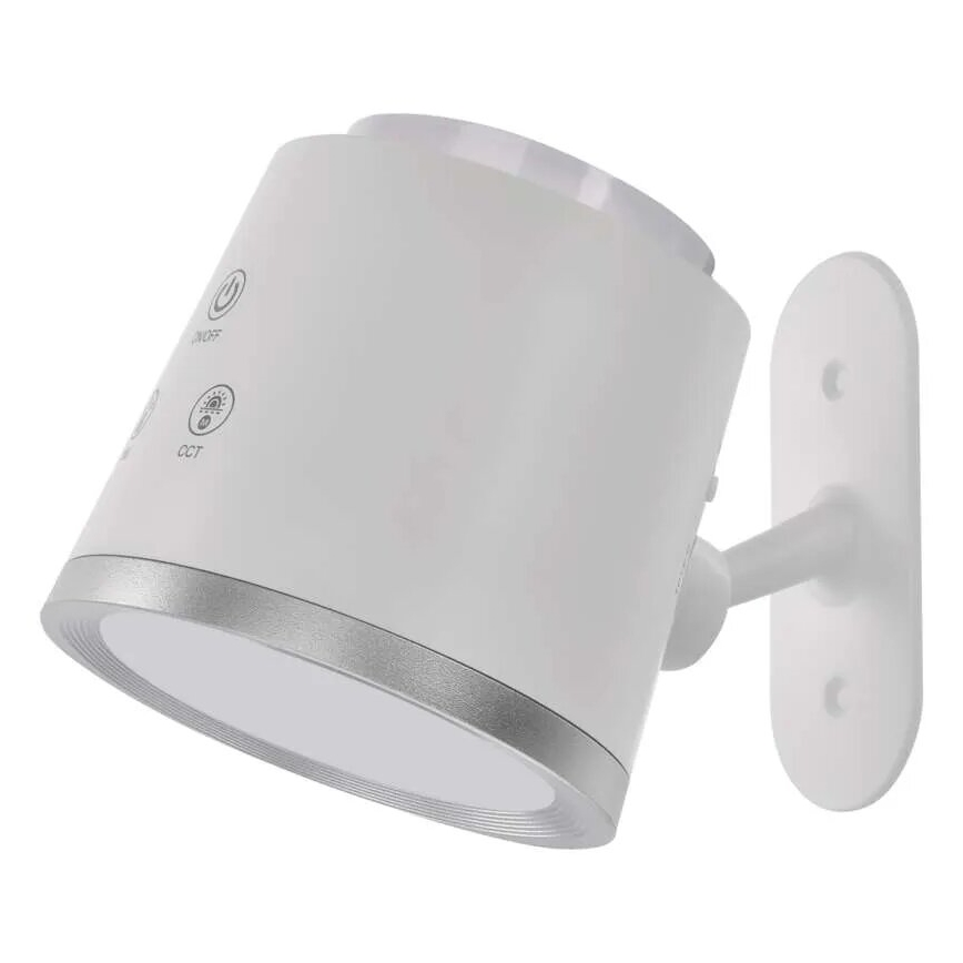 LED Dimmelhető újratölthető asztali lámpa 4in1 LED/6W/3,7V 3000K/4000K/6500K 1500mAh fehér