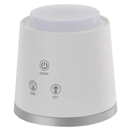 LED Dimmelhető újratölthető asztali lámpa 4in1 LED/6W/3,7V 3000K/4000K/6500K 1500mAh fehér