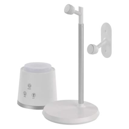 LED Dimmelhető újratölthető asztali lámpa 4in1 LED/6W/3,7V 3000K/4000K/6500K 1500mAh fehér