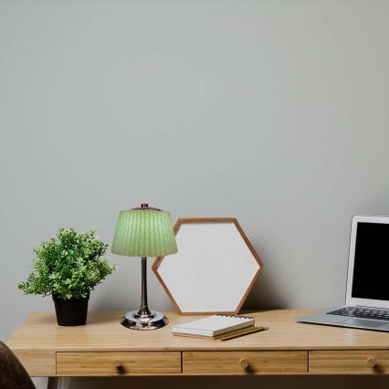 LED Dimmelhető újratölthető érintős asztali lámpa LED/1,5W/5V 3000/4000/6000K 1800 mAh zöld