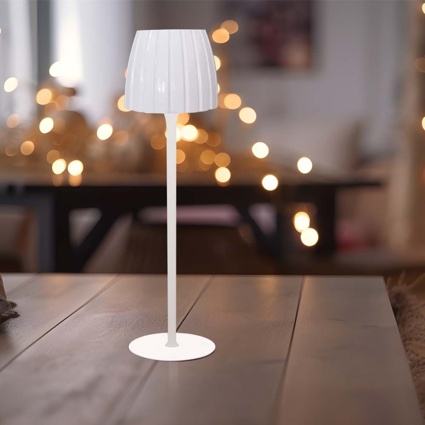 LED Dimmelhető újratölthető érintős asztali lámpa LED/2,7W/5V 3000/4000/6000K 1800 mAh fehér