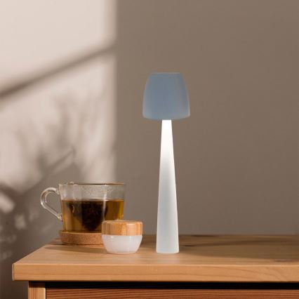 LED Dimmelhető újratölthető érintőképernyős asztali lámpa LED/3W/5V 3000-6000K 1800 mAh fehér