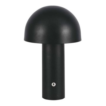 LED Dimmelhető újratölthető érintős asztali lámpa LED/1W/5V 3000-6000K 1800 mAh fekete