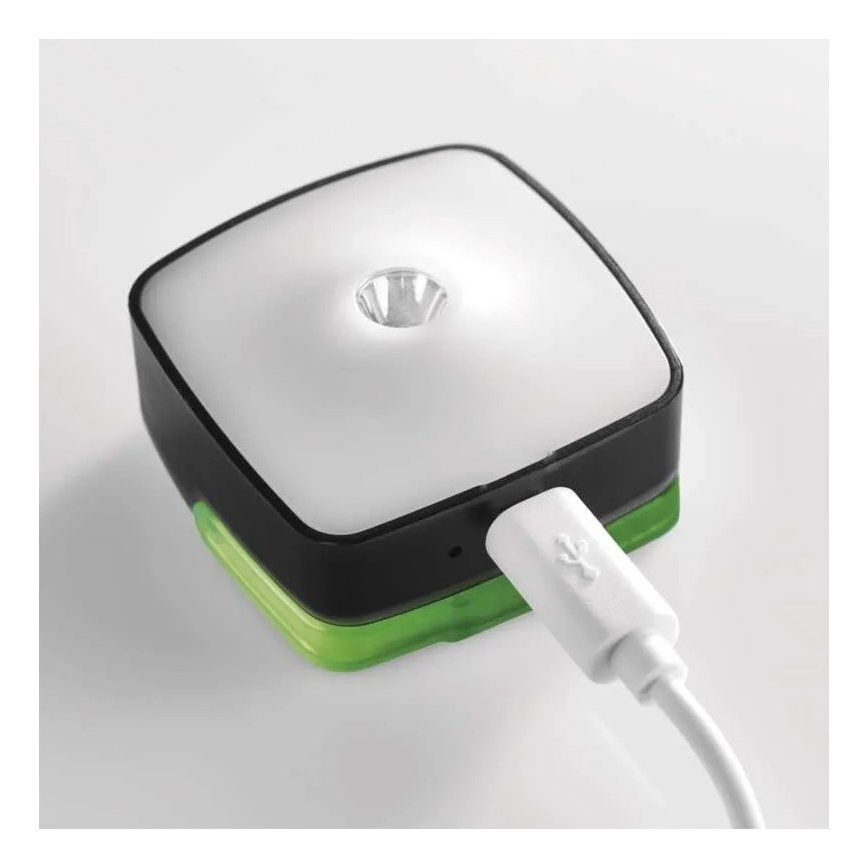 LED Dimmelhető újratölthető fejlámpa LED/USB 110lm 7h 850mAh