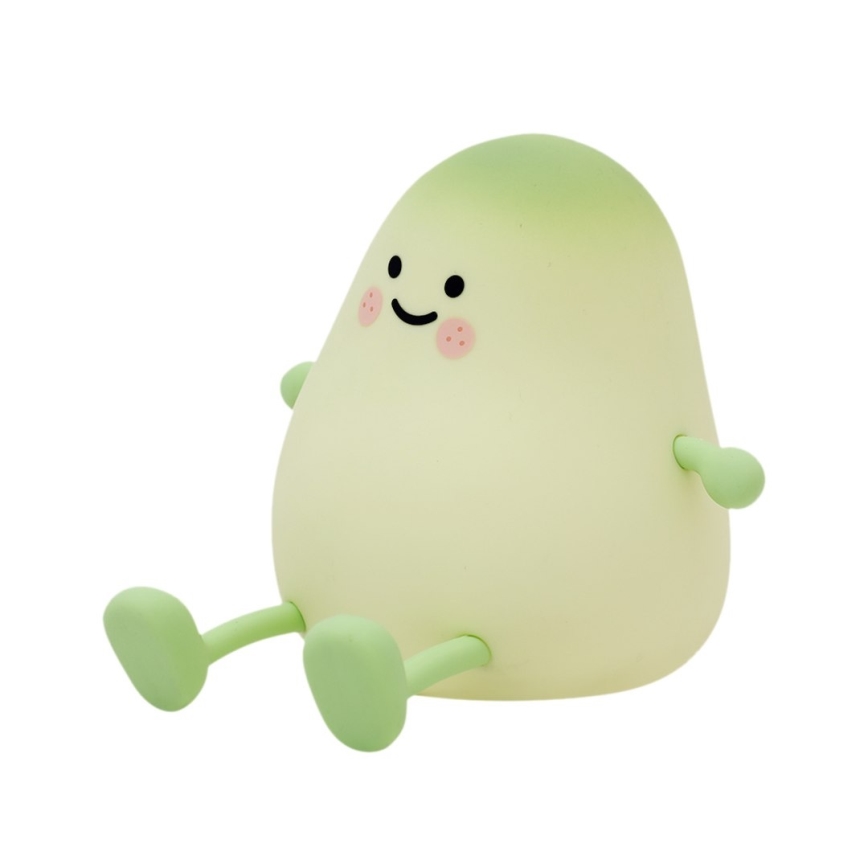 LED fényerőszabályozható, újratölthető érintésvezérlésű gyermek éjszakai lámpa MANGO LED/2,5W/5V 800 mAh