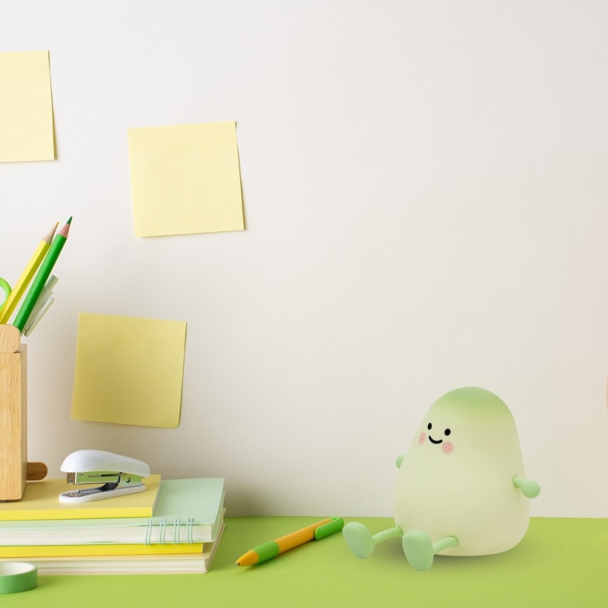 LED fényerőszabályozható, újratölthető érintésvezérlésű gyermek éjszakai lámpa MANGO LED/2,5W/5V 800 mAh